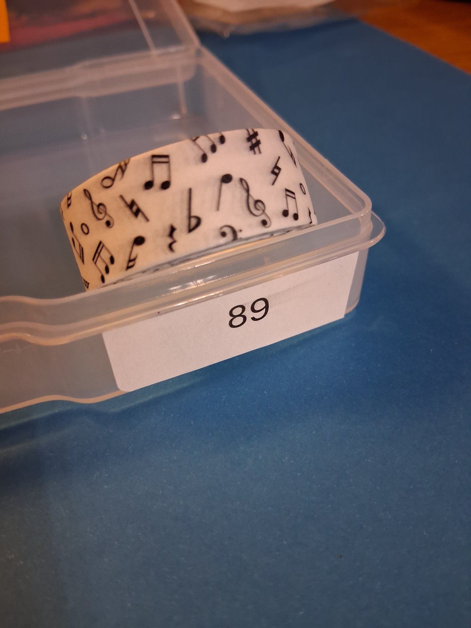 Addon — 89J Music Notes Washi Tape (black & white)